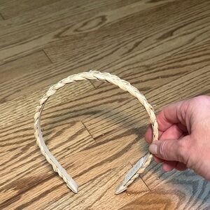 J. Crew Factory Braided Beige Headband